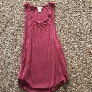 mauve pink tank top